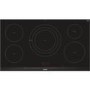 GRADE A3 - Siemens EH975LVC1E iQ300 Stainless Steel Side Trim Bevelled Frront Edge 912 mm Induction Hob - Black