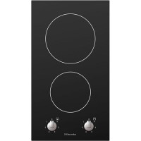 Electrolux Rotary Control Domino 30cm Ceramic Hob in Black