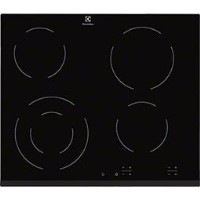 Electrolux EHF6241FOK 59cm Wide Black Four Zone Ceramic Hob