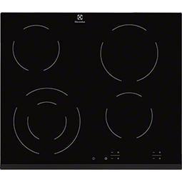 Electrolux EHF6241FOK 59cm Wide Black Four Zone Ceramic Hob