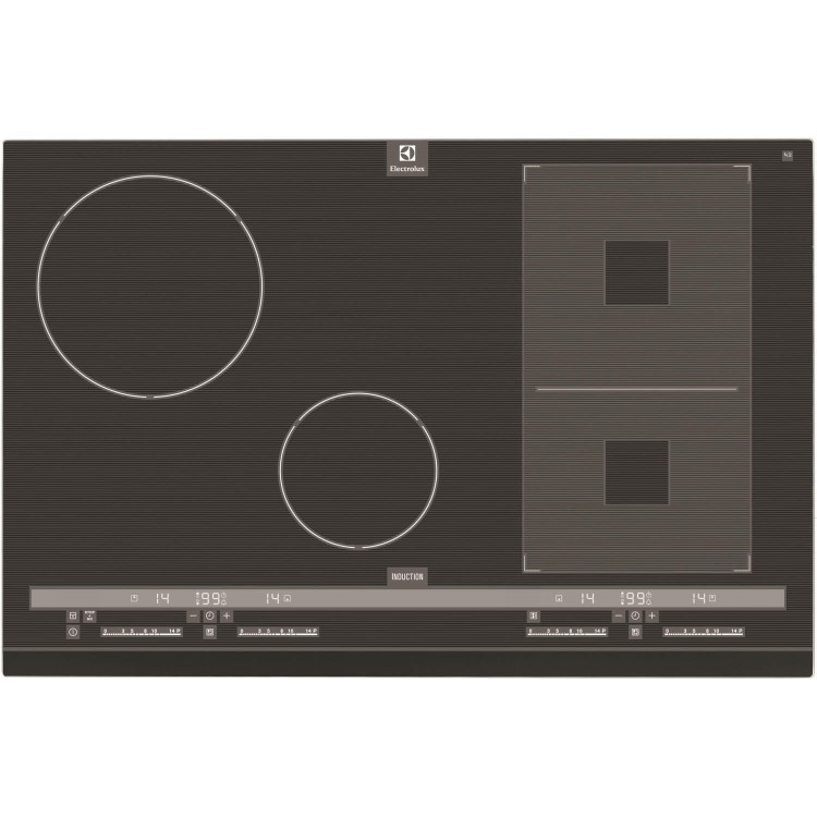 Electrolux EHH8945FOG Four Zone Induction Hob In Black