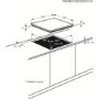 Electrolux EHT60410K Four Burner 60cm Gas-on-Glass Hob - Black