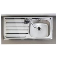 Astracast EI0500SL Jade M500' 930x430mm Single Bowl Left Hand Drainer Stainless Steel Sink