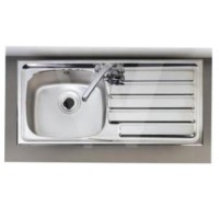 Astracast EI0500SR Jade M500' 930x430mm Single Bowl Right Hand Drainer Stainless Steel Sink