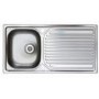 Astracast EI0950SX Aegean 1.5 Bowl Reversible Drainer Satin Steel Sink