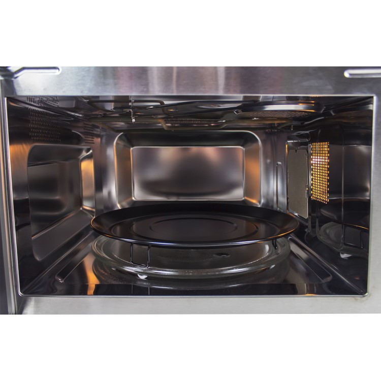 GRADE A2 - electriQ 40L 1000W Freestanding Digital Combination Microwave in Stainless Steel