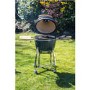 Refurbished Boss Grill The Egg - 18 Inch Ceramic Kamado Style Charcoal Egg BBQ Grill