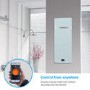 GRADE A2 - Low Energy 850w Infrared Designer Glass Wall Mounted Heater with Towel Rail and Smart WiFi Alexa - IP24 Bathroom Safe