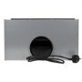 Refurbished electriQ EIQ52CANGBL 52cm Glass Canopy Cooker Hood Black
