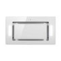electriQ 52cm Glass Canopy Cooker Hood - White