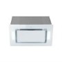 electriQ 52cm Glass Canopy Cooker Hood - White