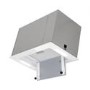 electriQ 52cm Glass Canopy Cooker Hood - White