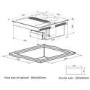 electriQ 60cm Venting Induction Hob with Flex Zone