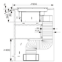 electriQ 60cm Venting Induction Hob with Flex Zone