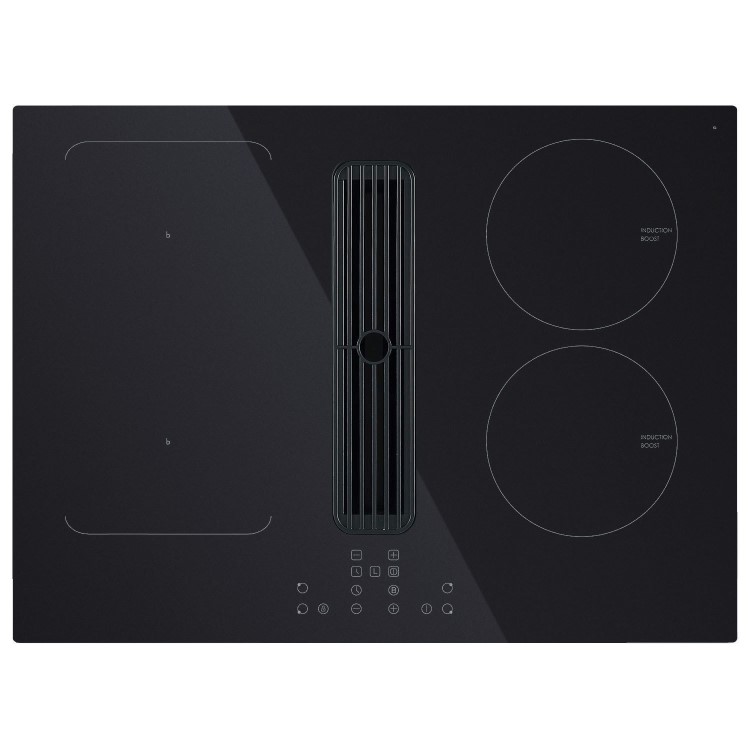 Refurbished electriQ EIQ70INDDF 70cm Venting Induction Hob with Flex Zone Black
