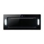 electriQ 72cm Glass Canopy Cooker Hood - Black