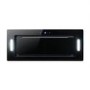 Refurbished electriQ EIQ72GBLCAN 72cm Glass Canopy Cooker Hood Black