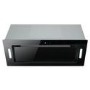 electriQ 72cm Glass Canopy Cooker Hood - Black