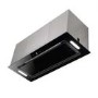 Refurbished electriQ EIQ72GBLCAN 72cm Glass Canopy Cooker Hood Black