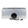 Refurbished electriQ EIQ72GBLCAN 72cm Canopy Hood Black Glass