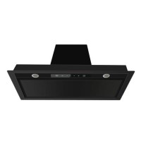 electriQ 80cm Canopy Cooker Hood - Black