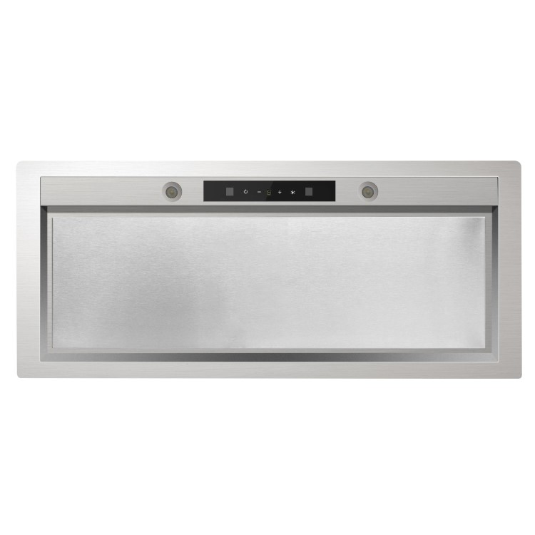 electriQ 80cm Canopy Cooker Hood - Stainless Steel