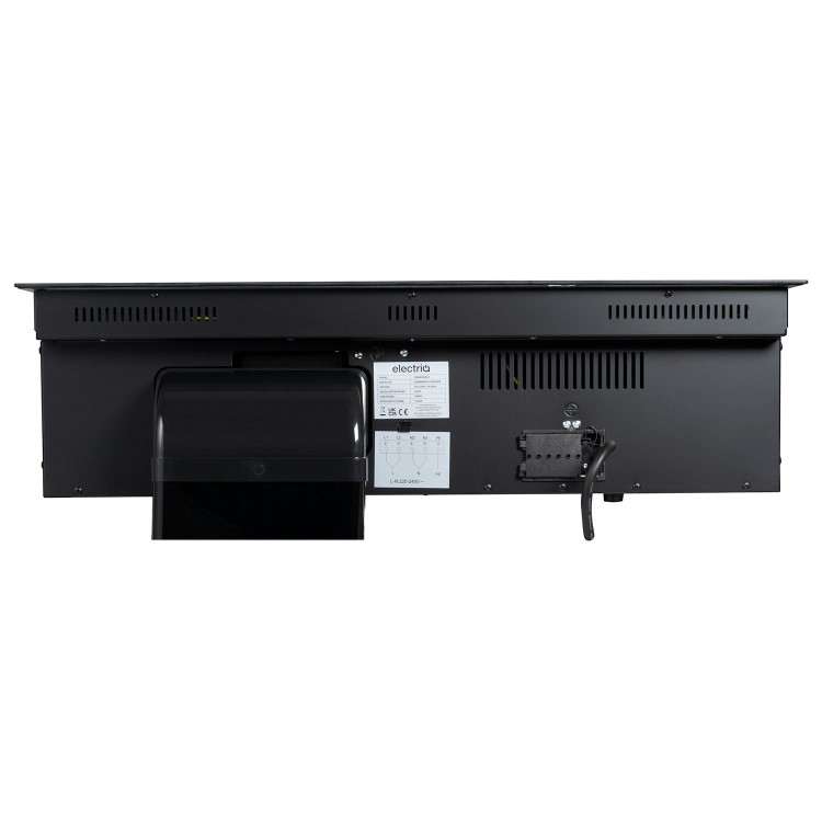 Refurbished electriQ EIQ80INDDA1 80cm 4 Zone Venting Induction Hob Black