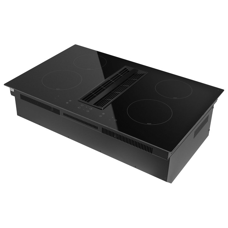 Refurbished electriQ EIQ80INDDA1 80cm 4 Zone Venting Induction Hob Black