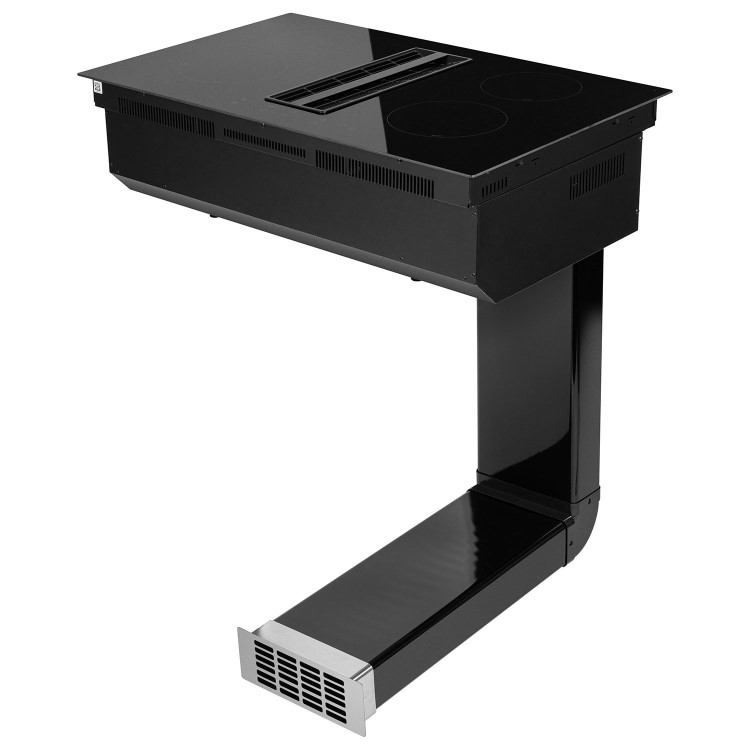 Refurbished electriQ EIQ80INDDA1 80cm 4 Zone Venting Induction Hob Black