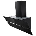 electriQ 90cm Angled Cooker Hood - Black