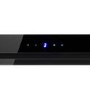 GRADE A2 - electriQ 90cm Glass Canopy Cooker Hood - Black