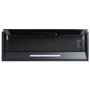 electriQ 90cm Canopy Cooker Hood with Visor - Black