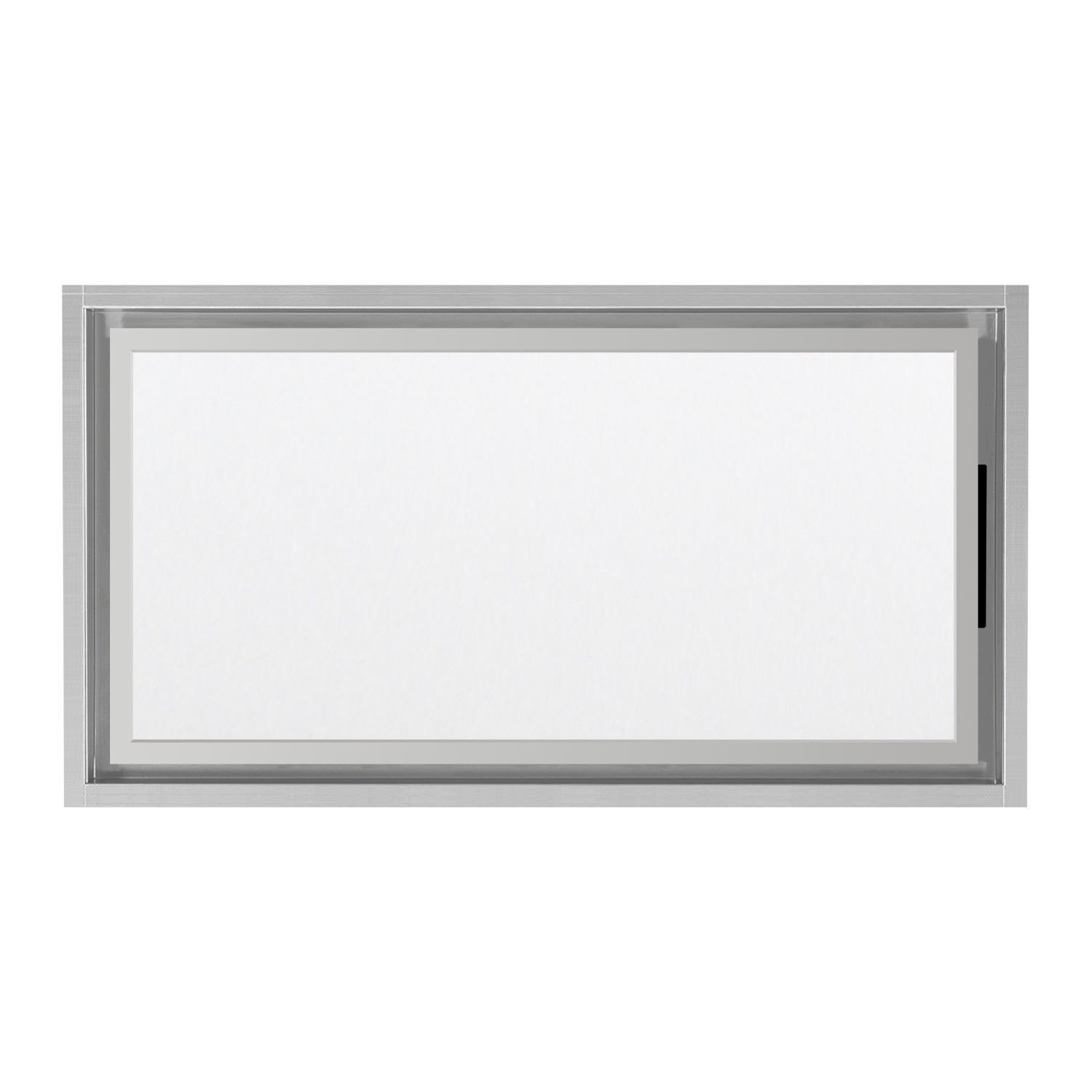 90cm Ceiling Cooker Hood LED Panel & Stainless Steel