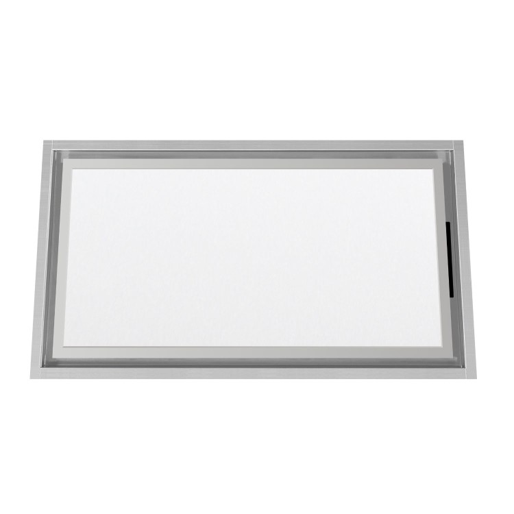 electriQ 90cm Ceiling Cooker Hood - Stainless Steel
