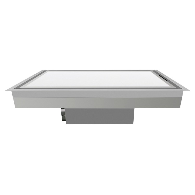 electriQ 90cm Ceiling Cooker Hood - Stainless Steel