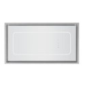 EIQ90CHLL electriQ 90cm Ceiling Cooker Hood with ring light - Stainless Steel