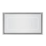 electriQ 90cm Ceiling Cooker Hood with ring light - Stainless Steel