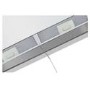 electriQ 90cm Ceiling Cooker Hood with ring light - Stainless Steel