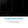 electriQ 90cm 5 Zone Induction Hob with Flex Zone