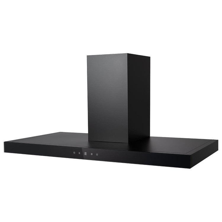electriQ 90cm Slimline Touch Control Cooker Hood - Black
