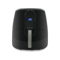 electriQ Digital Health Air Fryer XXL 5.2L 1800W with Digital Controls and Divider