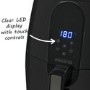 GRADE A3 - electriQ Digital Health Air Fryer XXL 5.2L 1800W with Digital Controls and Divider