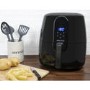 GRADE A3 - electriQ Digital Health Air Fryer XXL 5.2L 1800W with Digital Controls and Divider