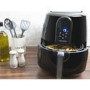 GRADE A3 - electriQ Digital Health Air Fryer XXL 5.2L 1800W with Digital Controls and Divider