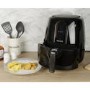 electriQ Digital Health Air Fryer XXL 5.2L 1800W with Digital Controls and Divider