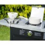 GRADE A2 - The Texas Outdoor Elite 4 Burner Gas BBQ Kitchen in Black