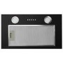 electriQ 52cm Canopy Cooker Hood - Black