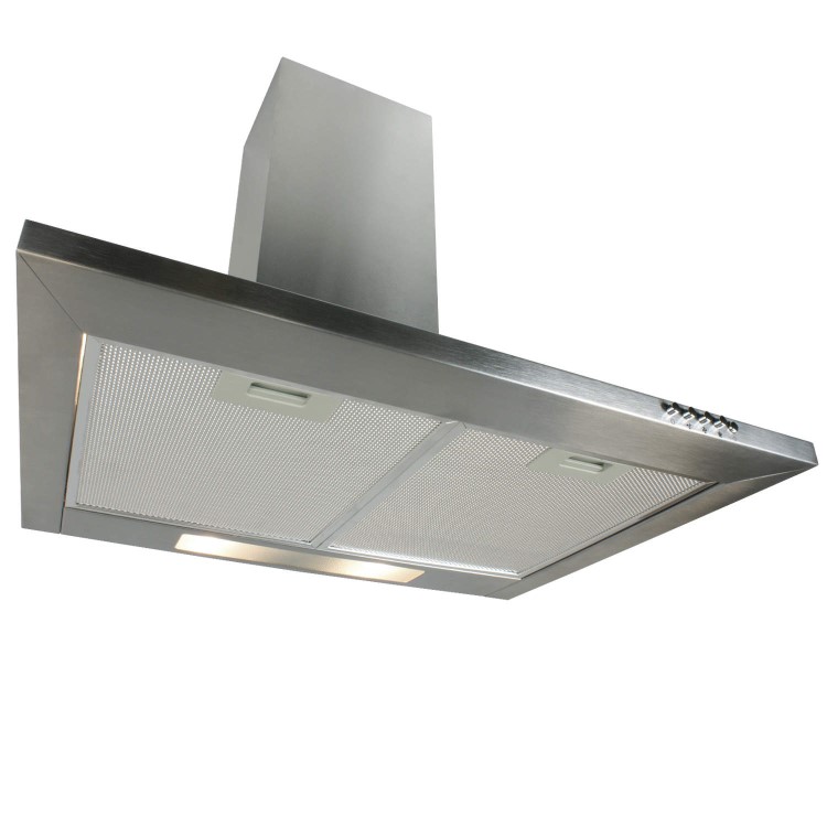 electriQ 60cm Traditional Chimney Cooker Hood in Stainless Steel