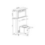 Refurbished electriQ EIQCHDD90 90cm Downdraft Cooker Hood