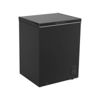 Refurbished electriQ EIQCHEST141LEDBLACK Freestanding 32 Litre Table Top Chest Freezer